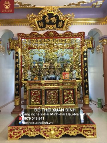 THIẾT KẾ & HOÀN THIỆN NỘI THẤT PHÒNG THỜ CHO GIA CHỦ TẠI CẦU GIẤY - HÀ NỘI 