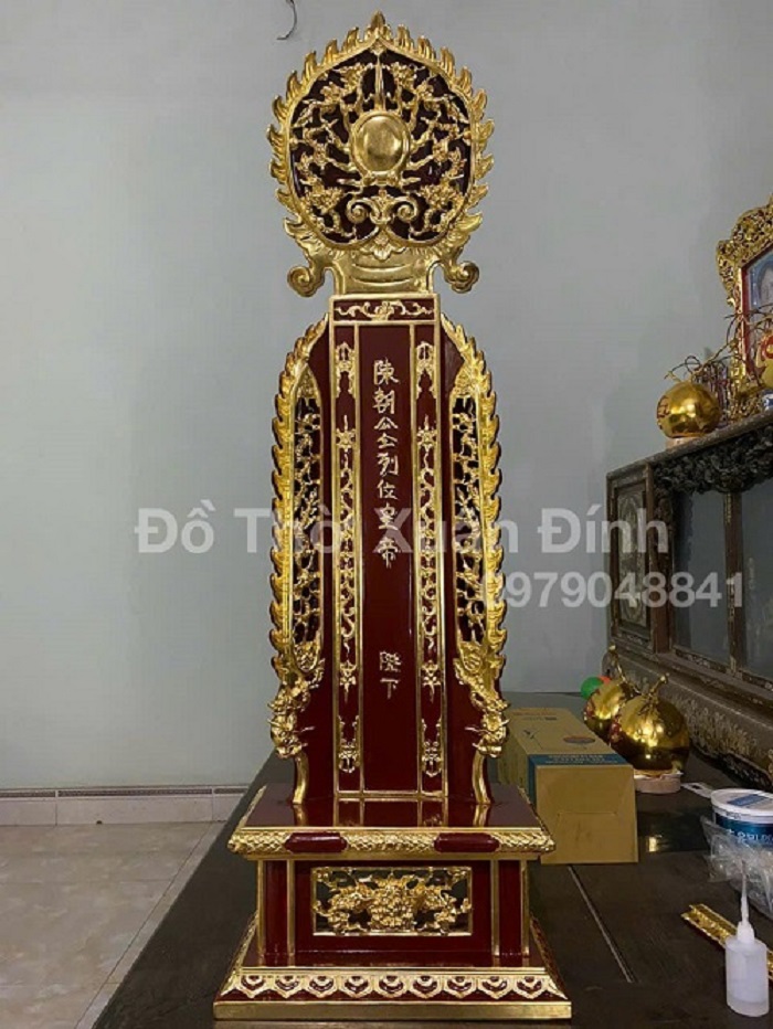 bài vị đẹp tinh sảo mang phong cách truyền thống