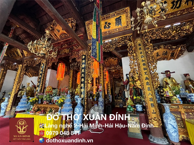 NỘI THẤT ĐỒ THỜ TẠI CHÙA TẢO SÁCH - HÀ NỘI