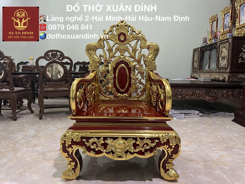 ghế cha sơn son thếp vàng